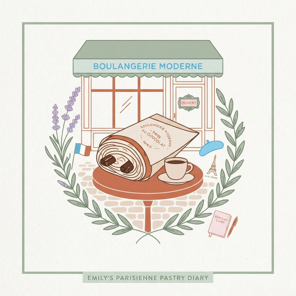 Pain au chocolat da Boulangerie Moderne