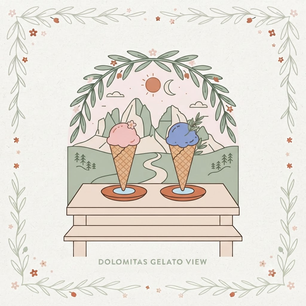 Gelatos artesanais em milão